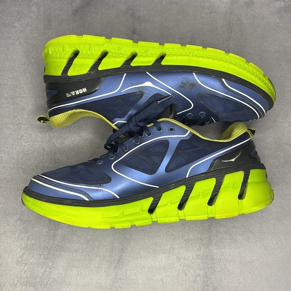 🔥🔥🔥 Hoka One One Conquest Men's Running Shoes Blue Size: 11.5🔥🔥🔥 - Picture 7 of 10